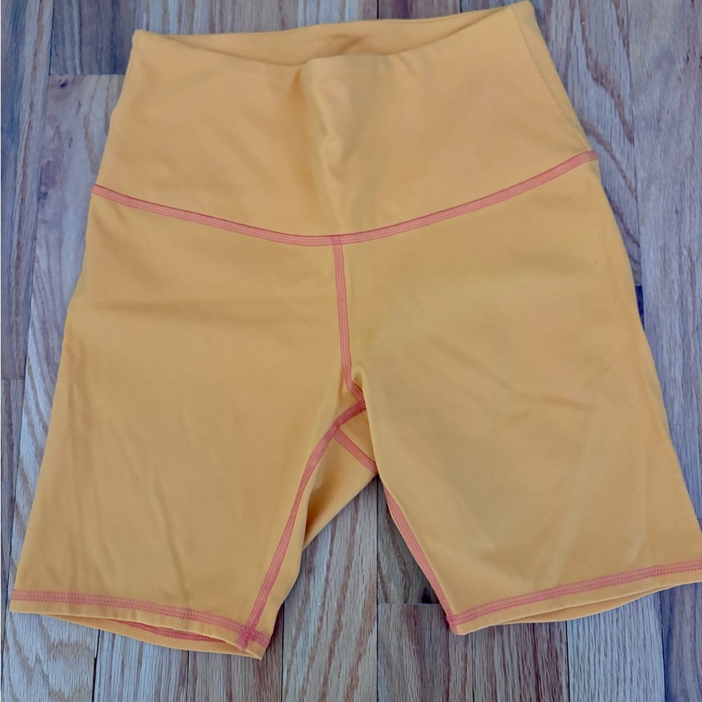 Sincerely Jules Vibrant Orange Bike Shorts